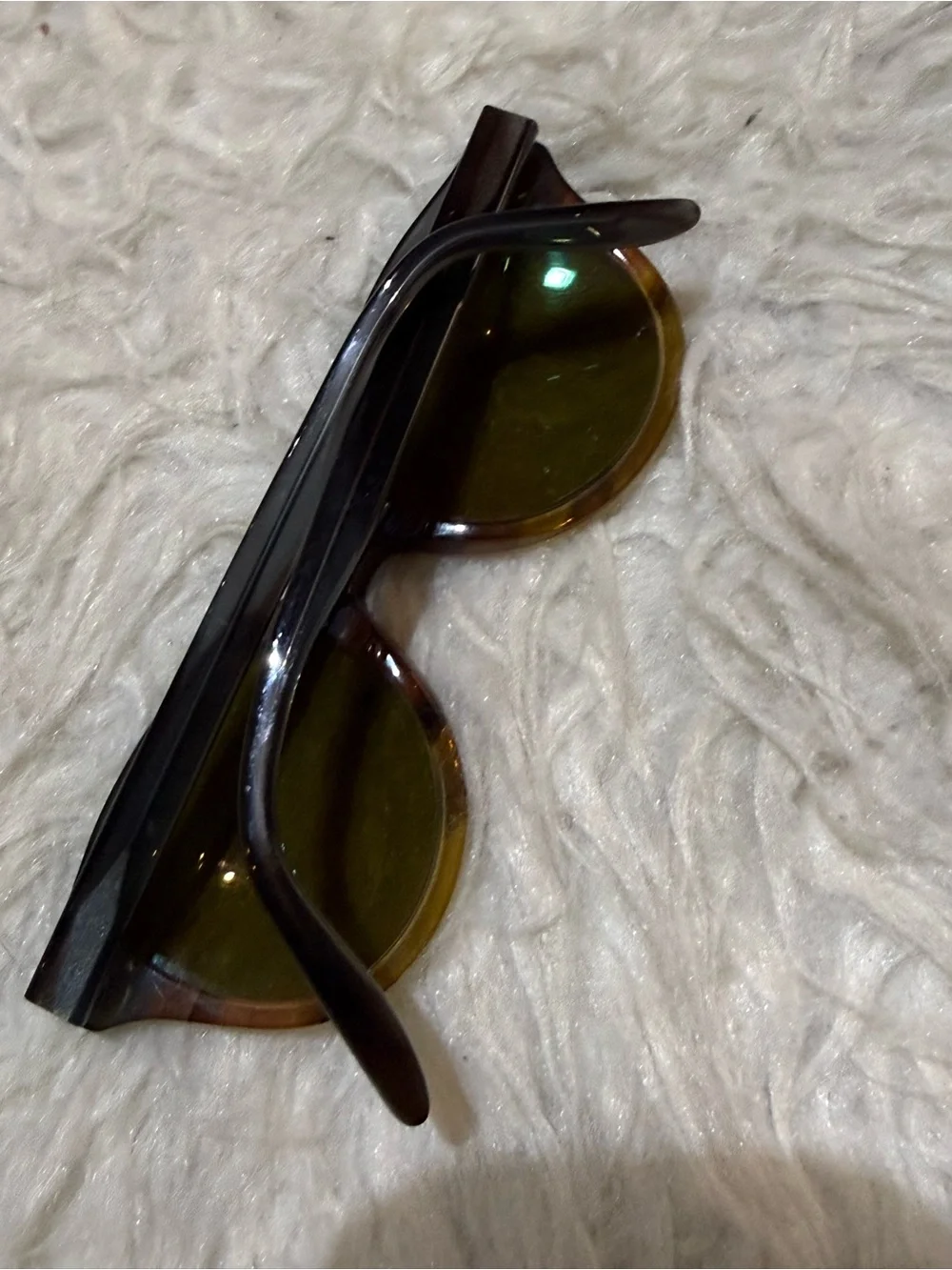 Kirkland Brown Gradient Round Sunglasses Gray Brown Fade 51/20 Made in Italy